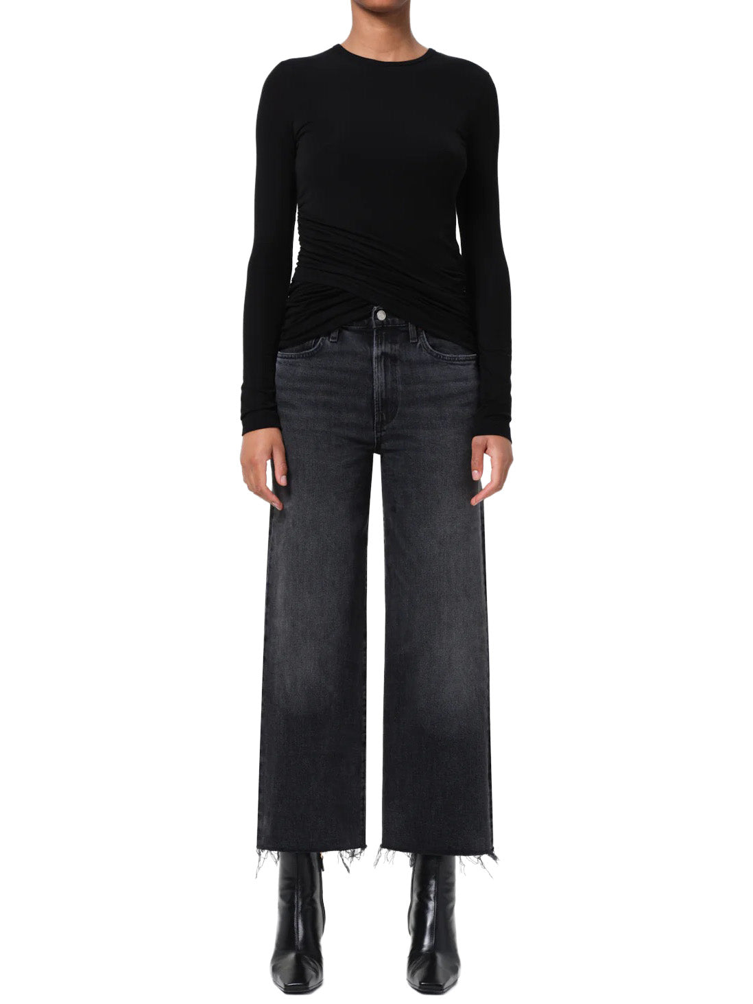 Harper Crop Jean in Radius