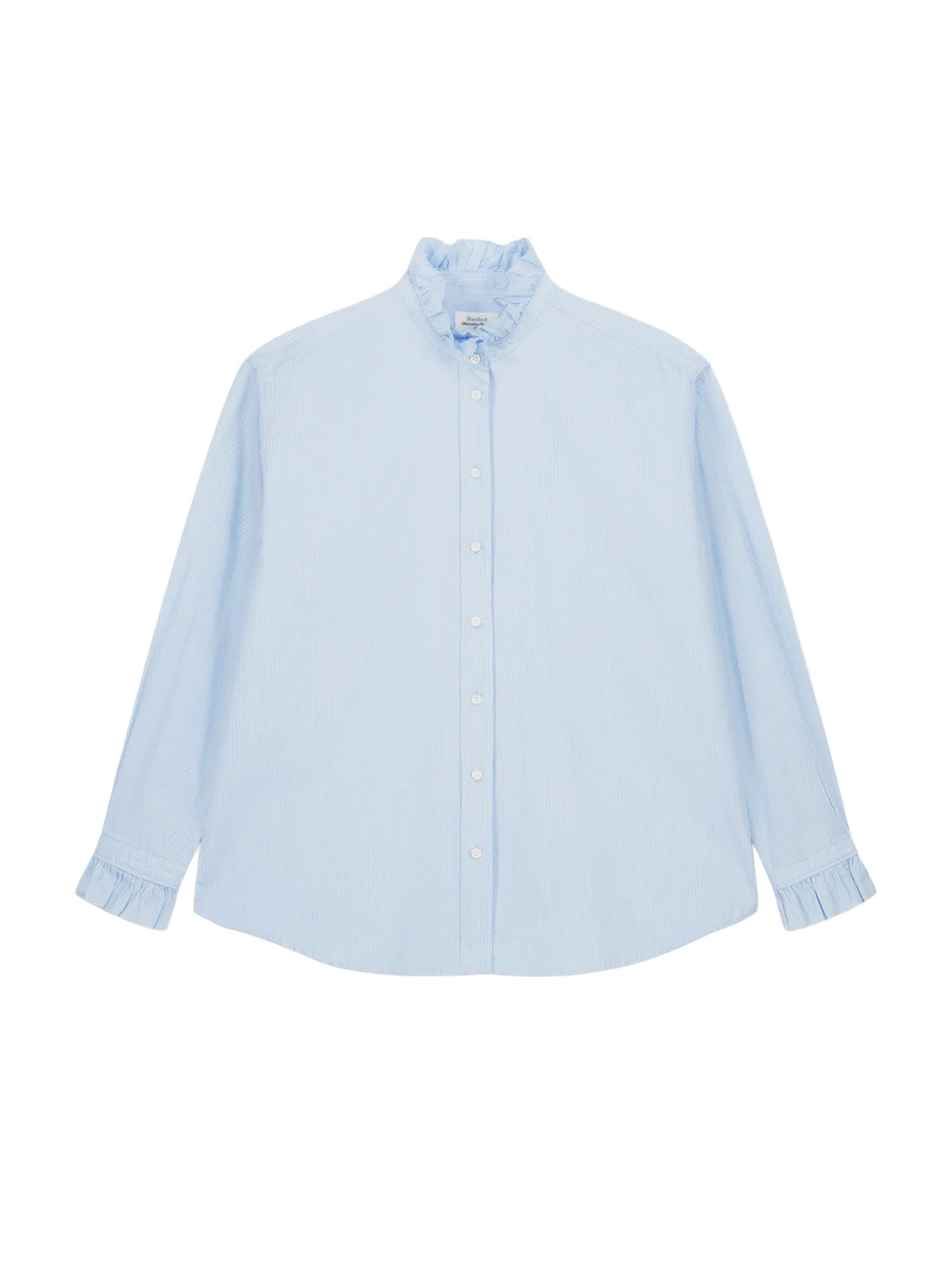 Chana Women Woven Shirt in Light Blue