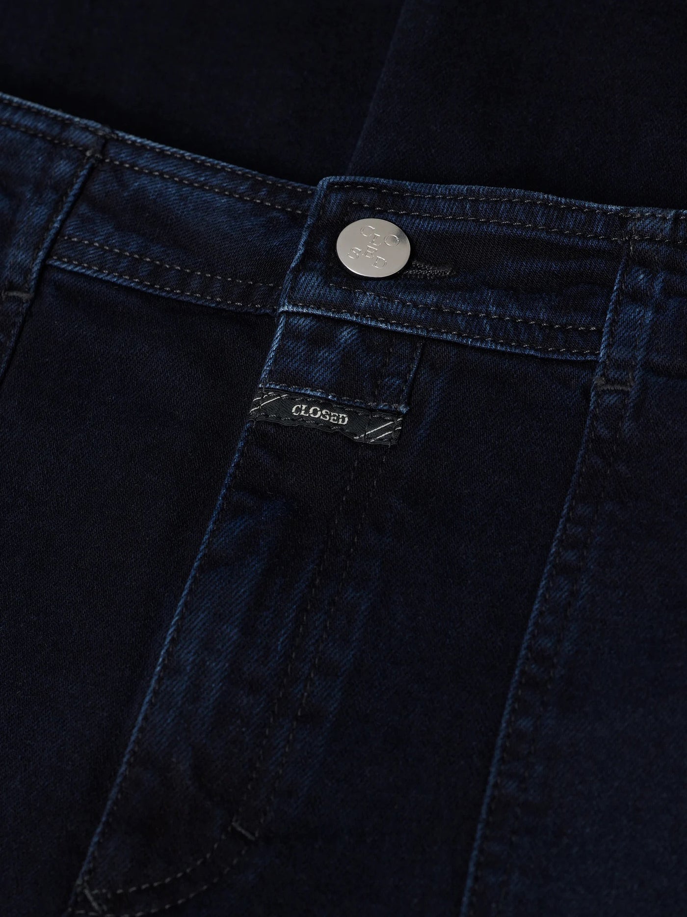 Flared Aria Jeans in Blue/Black