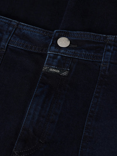 Flared Aria Jeans in Blue/Black