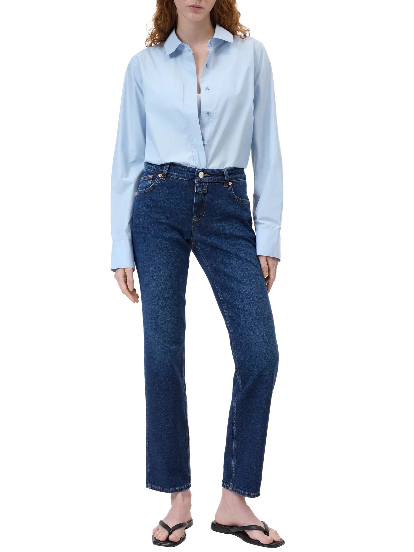 Junna Straight Jeans in Dark Blue