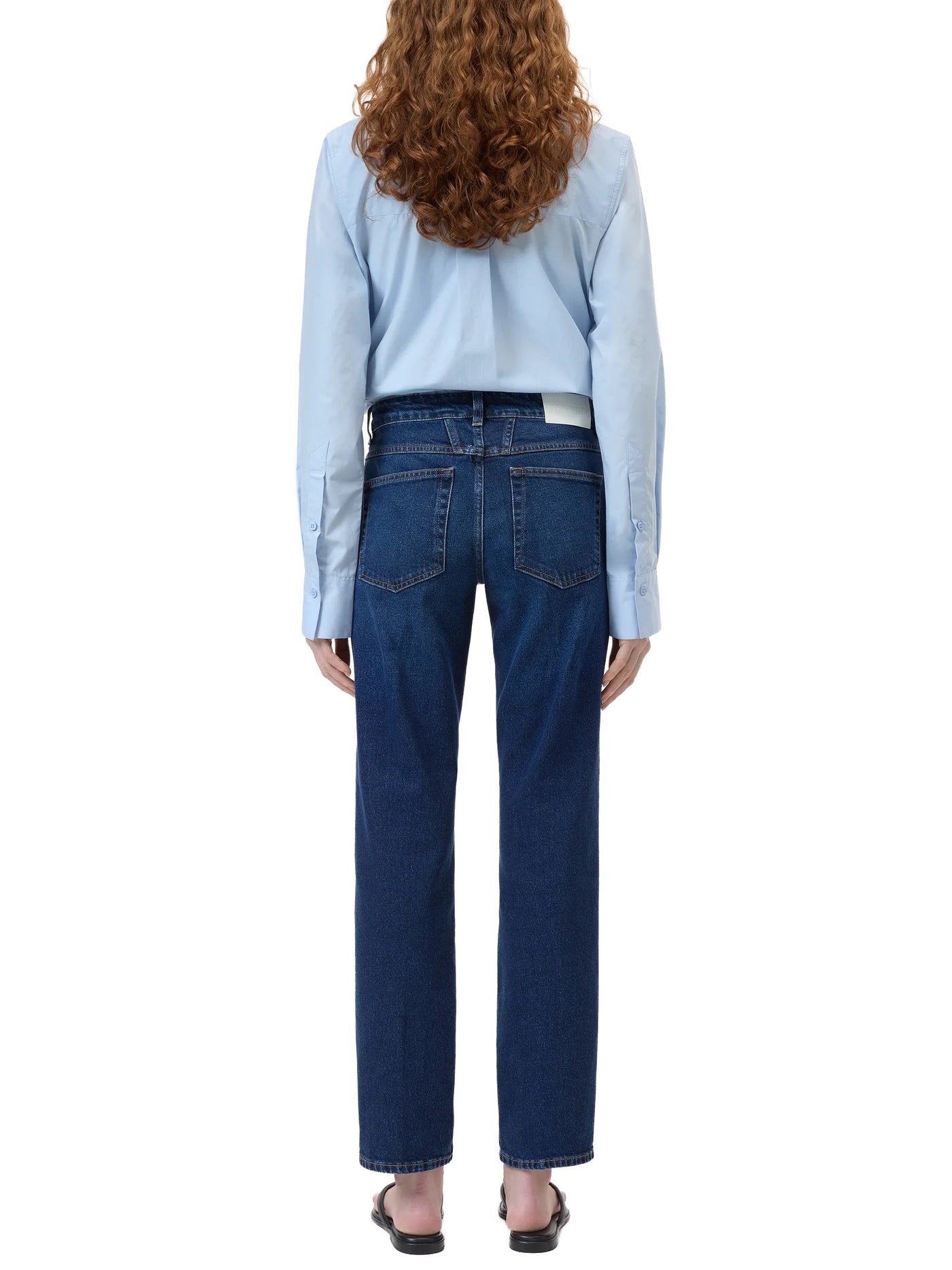 Junna Straight Jeans in Dark Blue