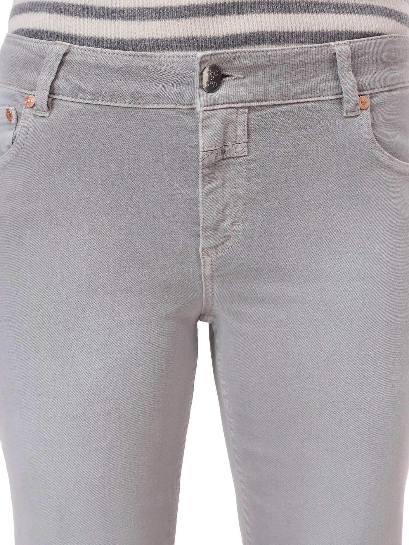 Junna Straight Jeans in Grey