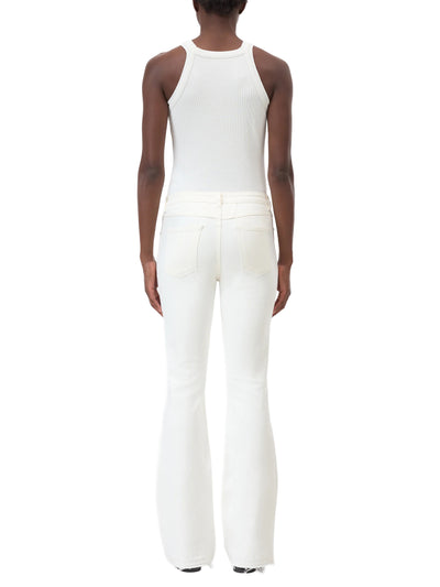 Jovanna Flared Jeans in Ivory