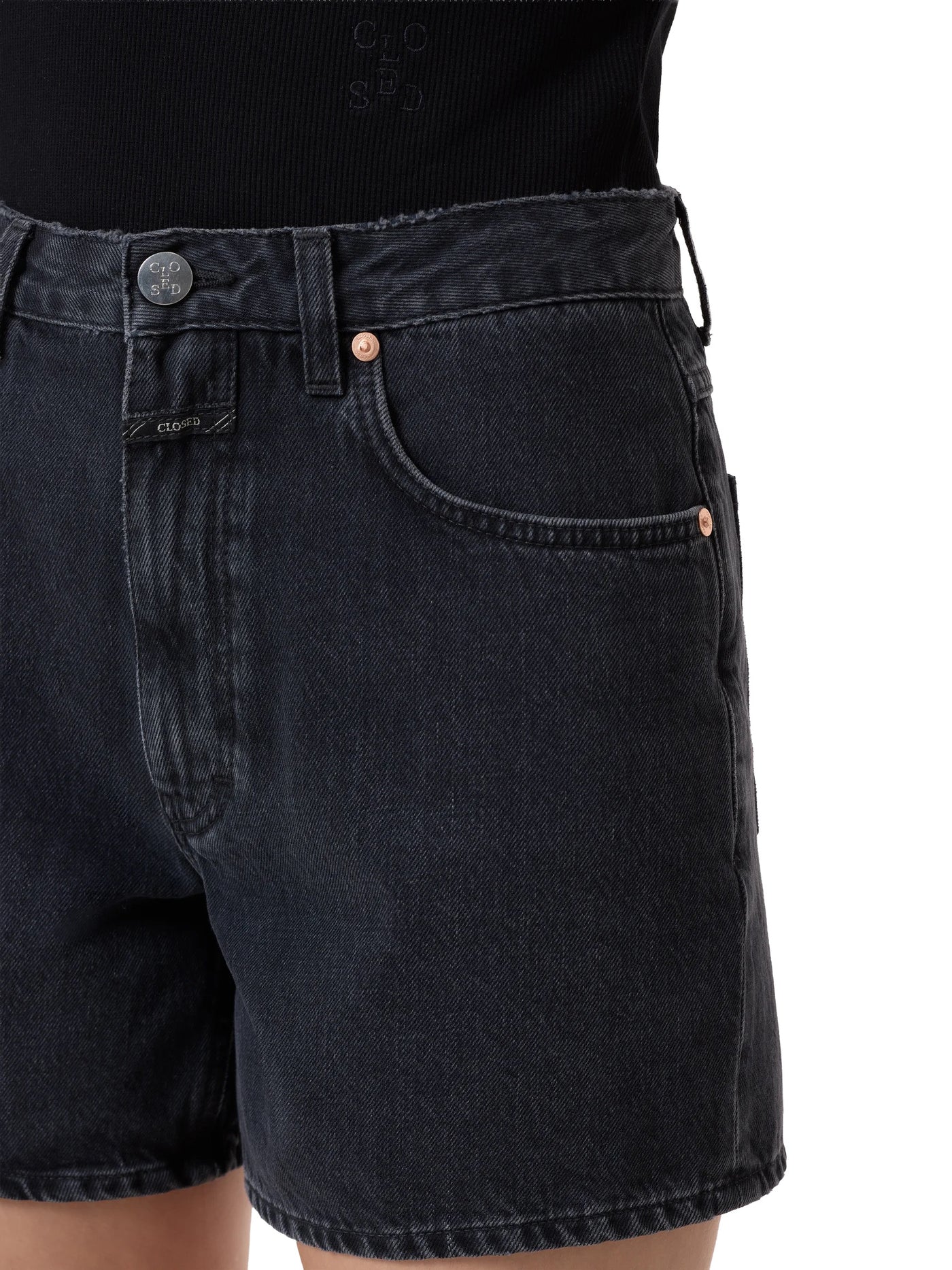 Janey Short in Dark Grey
