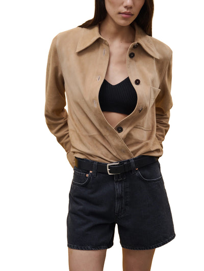 Janey Short in Dark Grey
