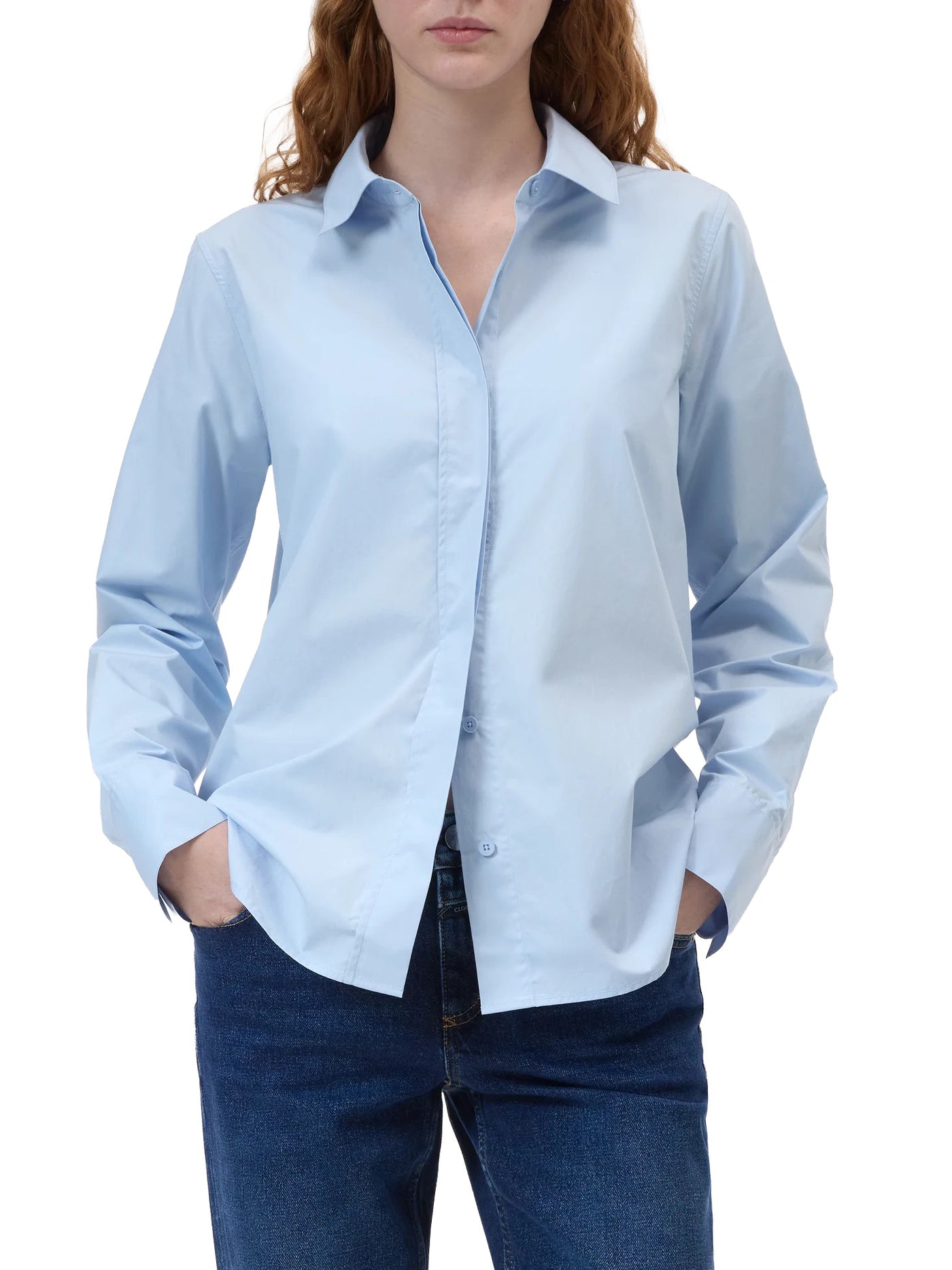 Classic Shirt in Powder Blue