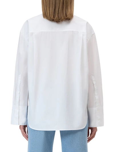 Scarf Shirt in White