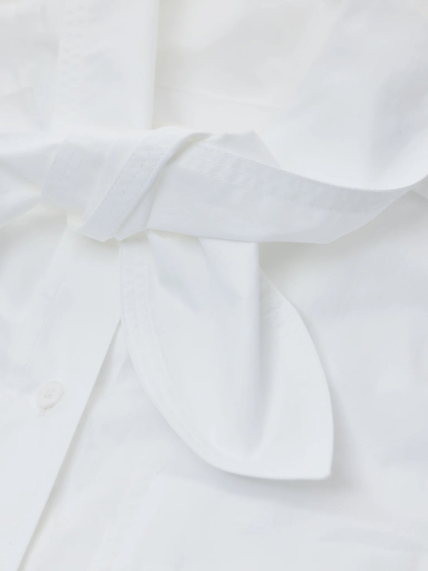 Scarf Shirt in White