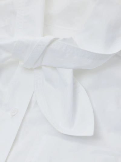 Scarf Shirt in White