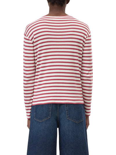 Basic Longsleeve in Cherry Red