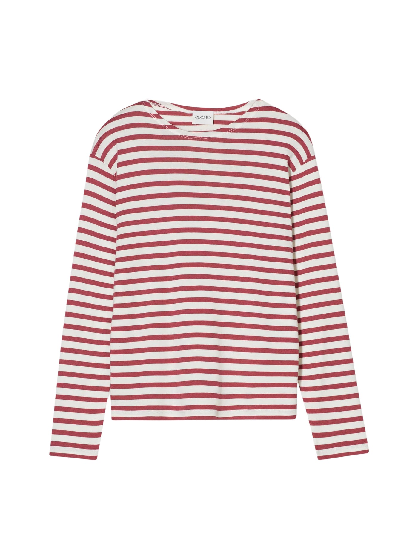 Basic Longsleeve in Cherry Red