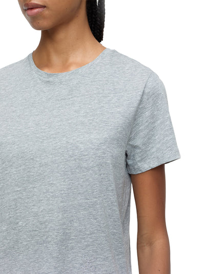 T-shirt in Light Grey Melange