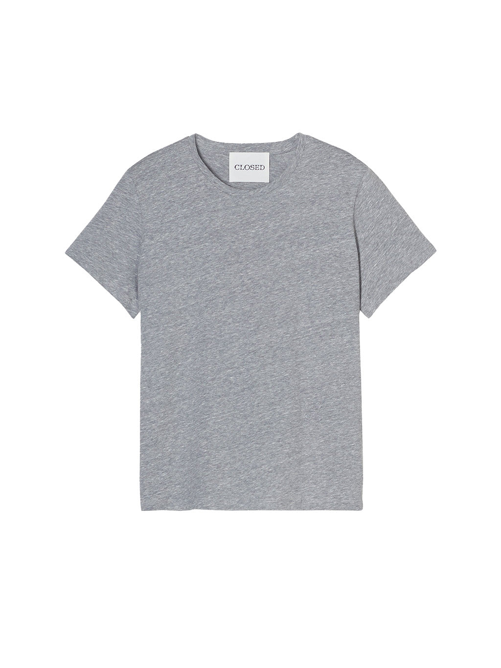 T-shirt in Light Grey Melange