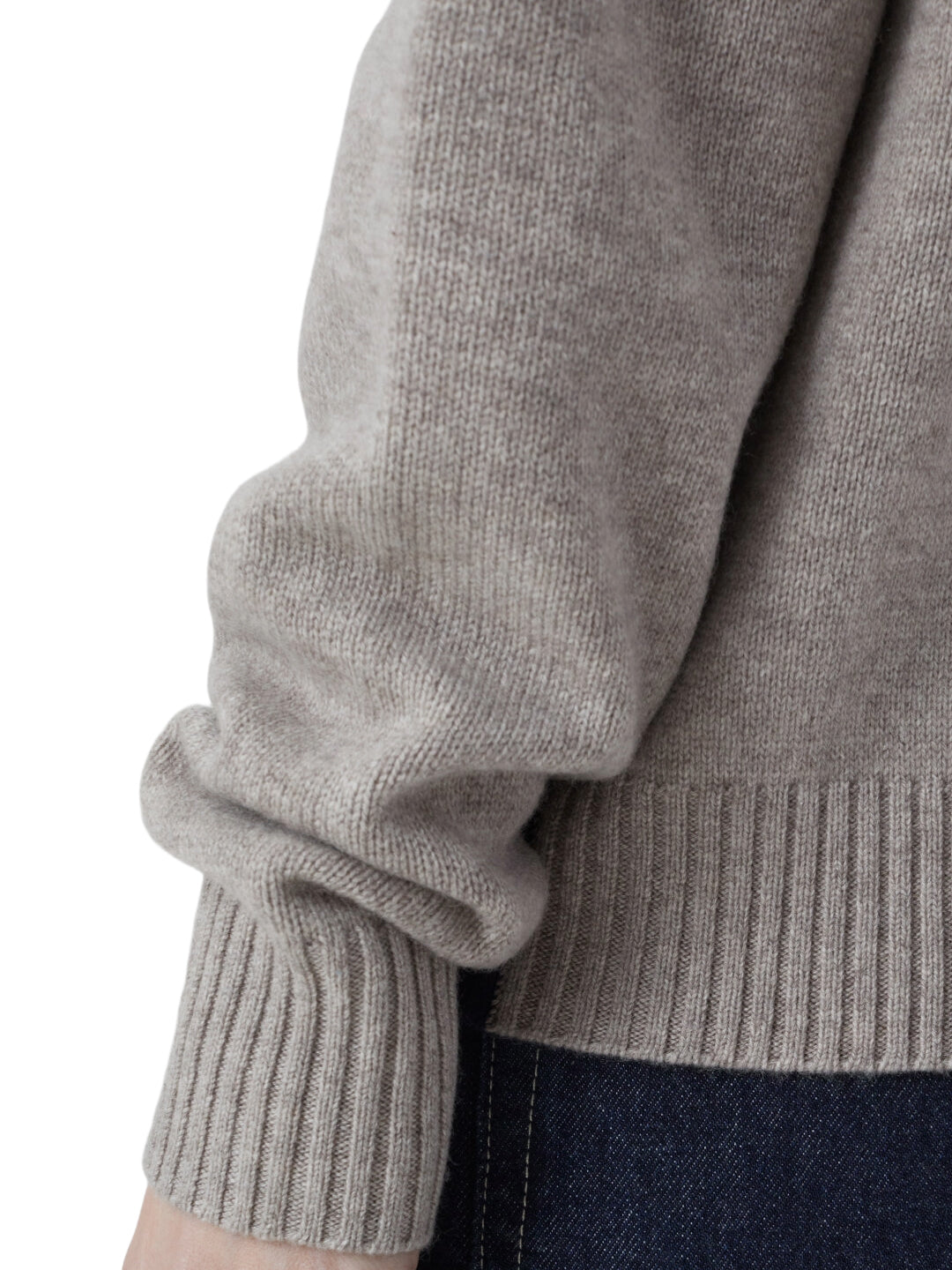 Roll Neck Longsleeve Cashmere Sweater