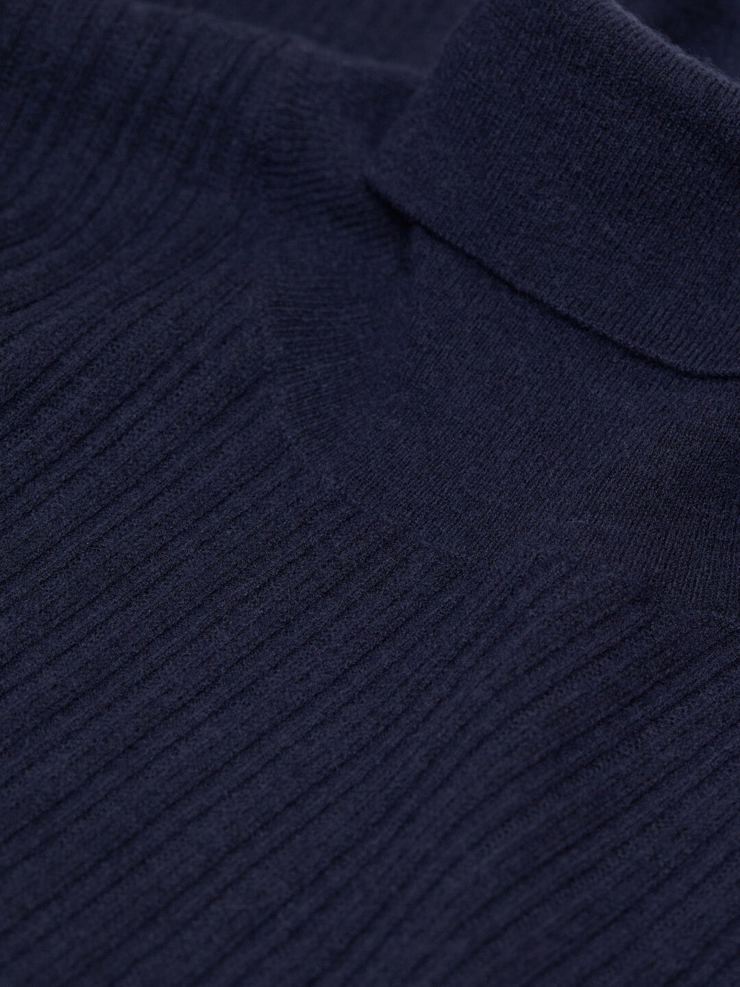 Longsleeve with Cashmere in Dark Night