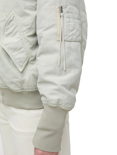 Bomber Jacket in Sabbia Beige