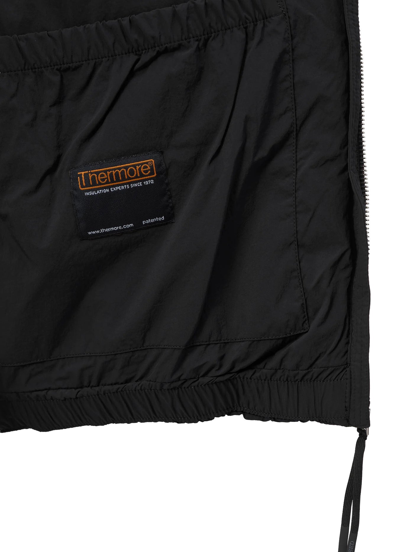 Cropped Puffer Jacket in Black