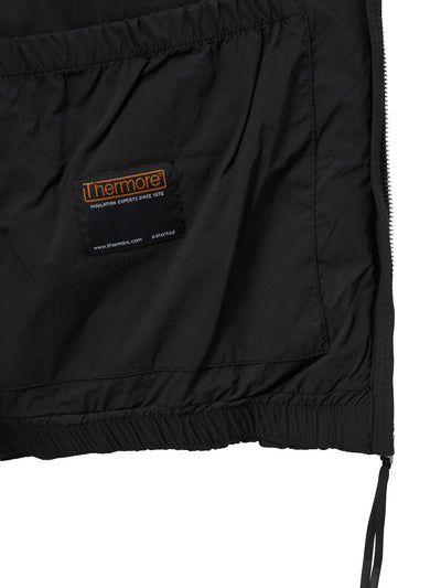 Cropped Puffer Jacket in Black