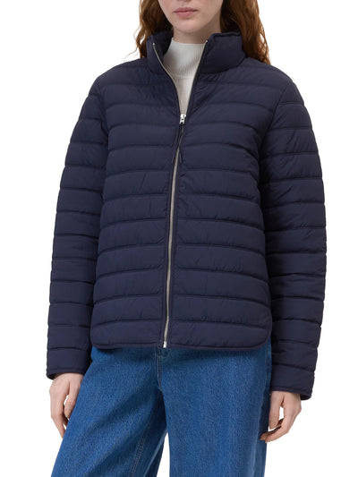 Quilted Zip Jacket in Dark Night