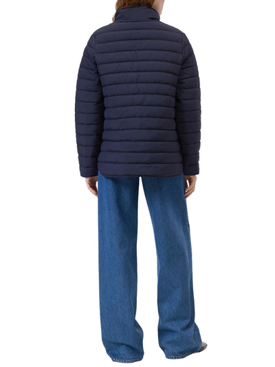 Quilted Zip Jacket in Dark Night