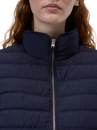 Quilted Zip Jacket in Dark Night