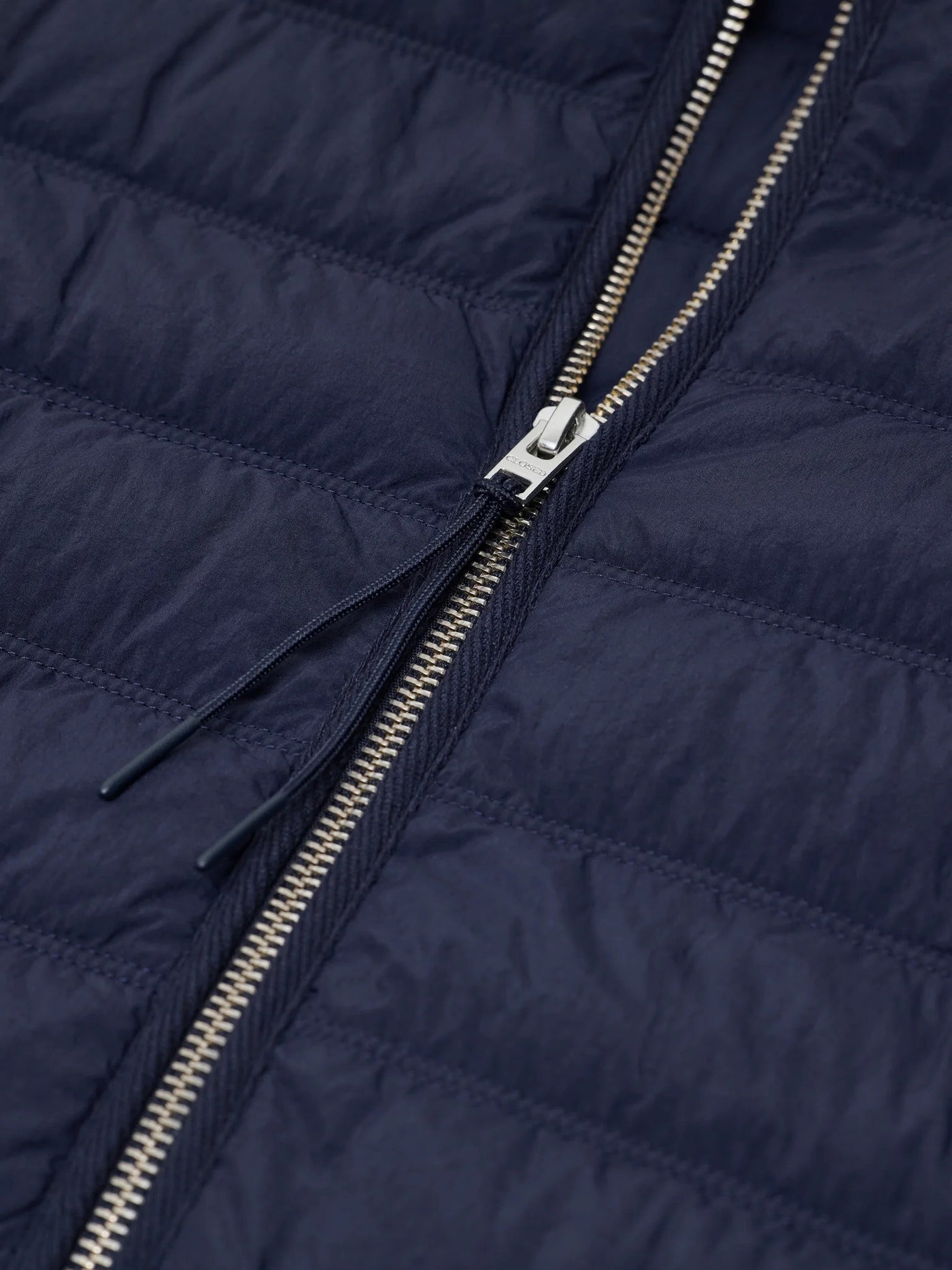 Quilted Zip Jacket in Dark Night