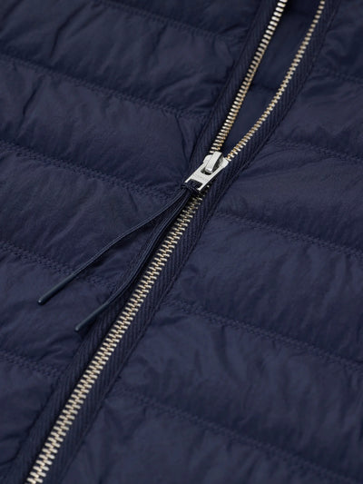 Quilted Zip Jacket in Dark Night