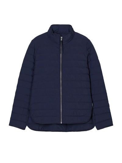 Quilted Zip Jacket in Dark Night