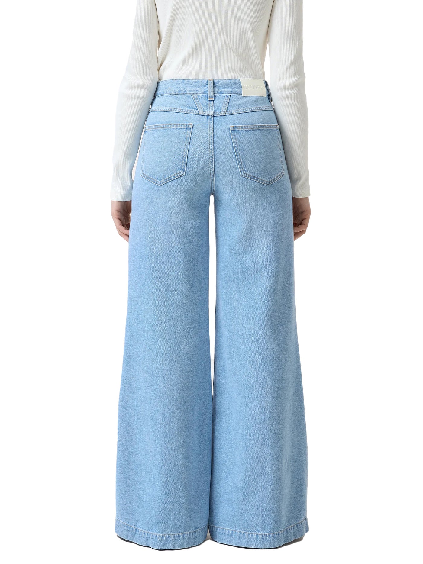 Glow-up Wide Jeans in Light Blue