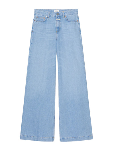 Glow-up Wide Jeans in Light Blue