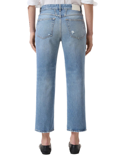 Milo Straight Jeans in Mid Blue