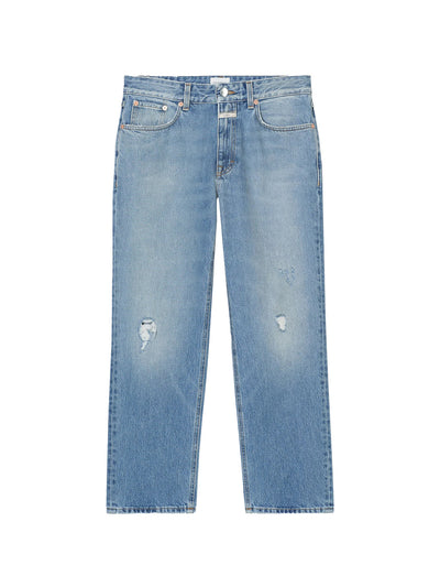 Milo Straight Jeans in Mid Blue