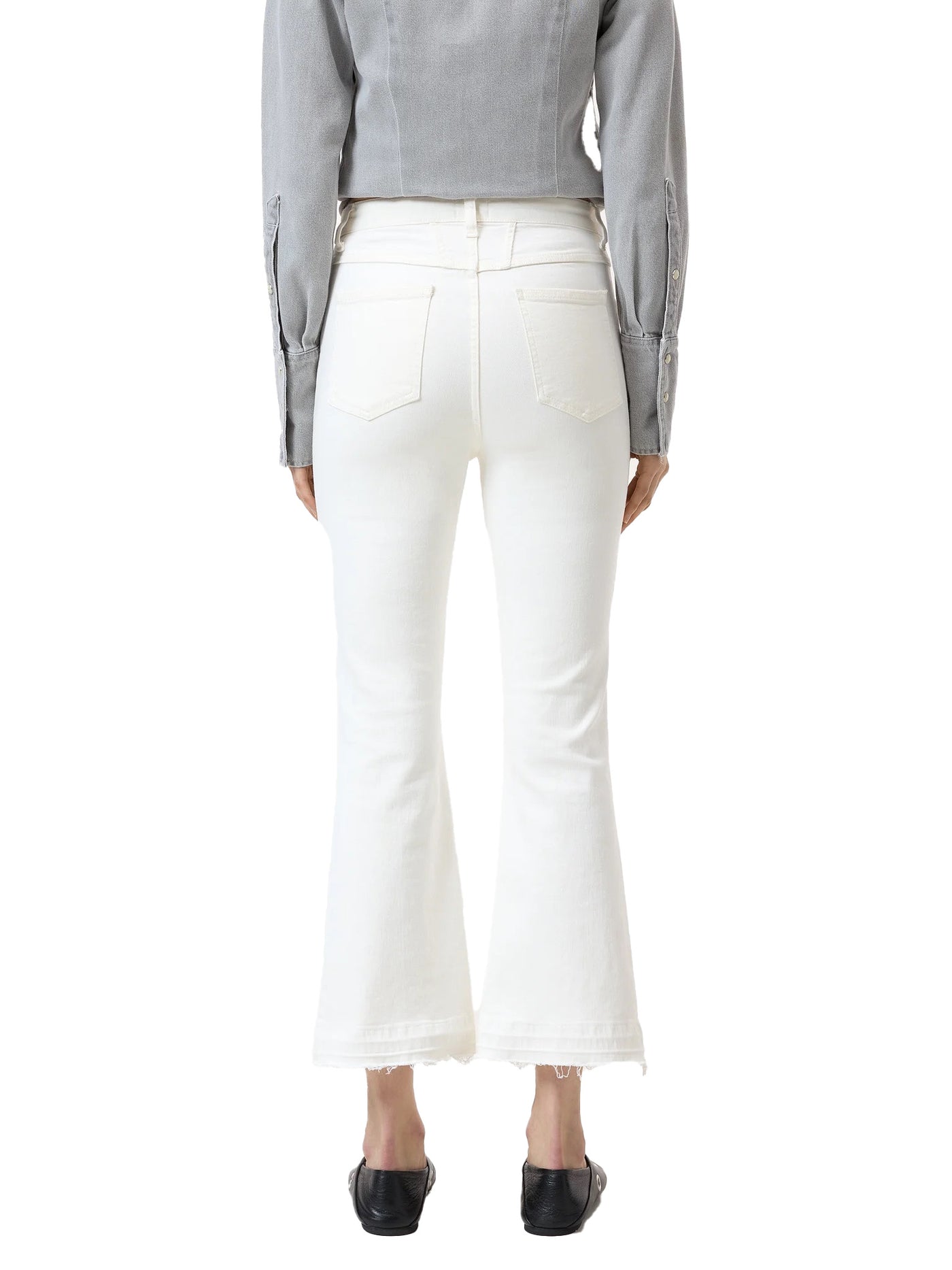 Hi-Sun Flared Jeans in Ivory