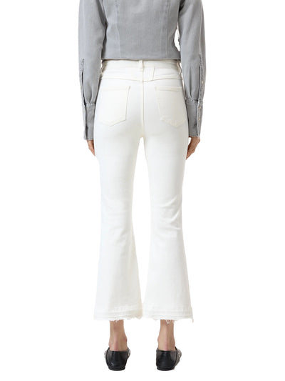 Hi-Sun Flared Jeans in Ivory