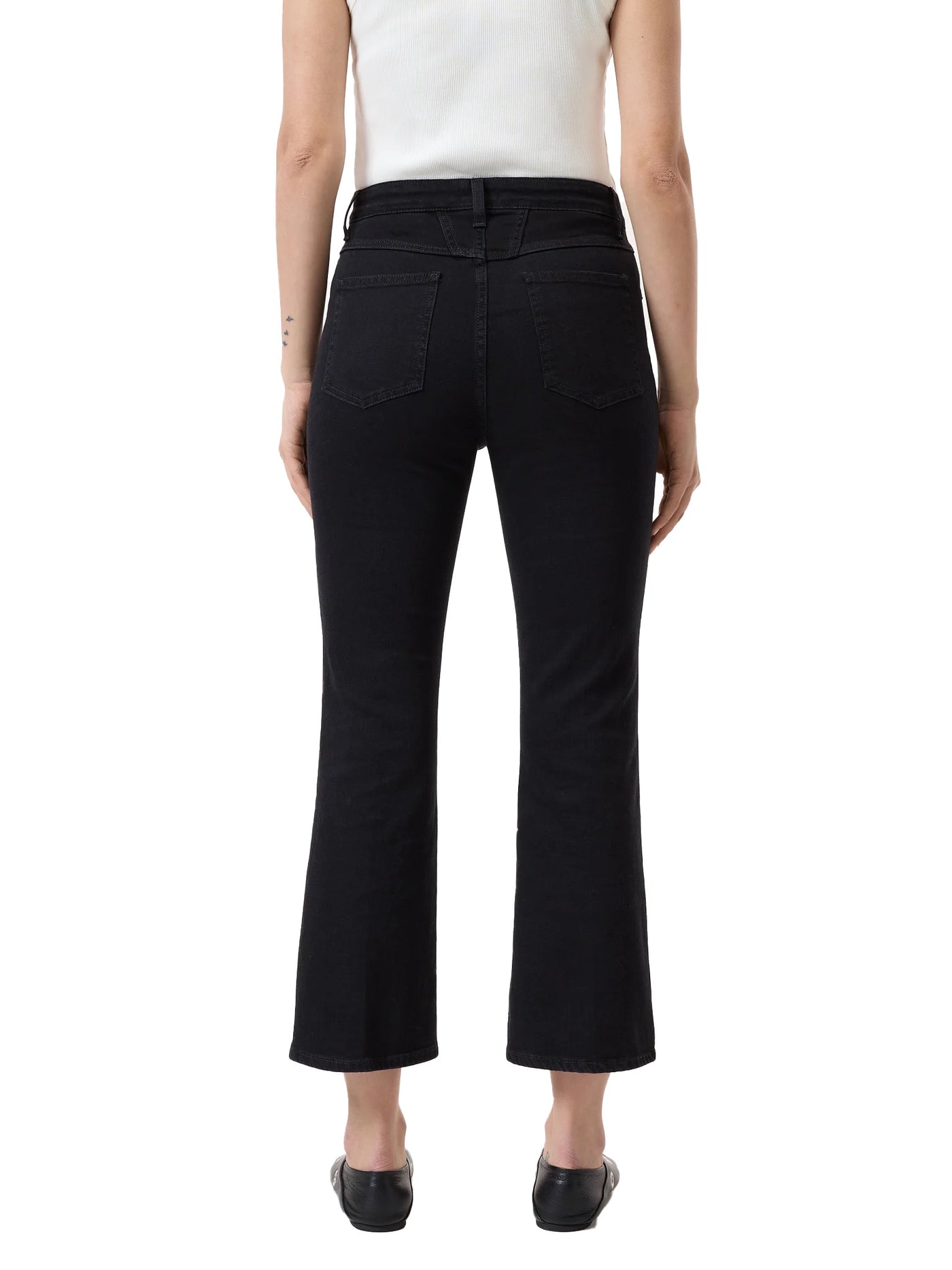 Hi-Sun Flared Jeans in Black