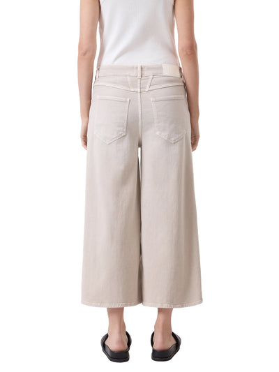Lyna Wide Jean in Soft Beige
