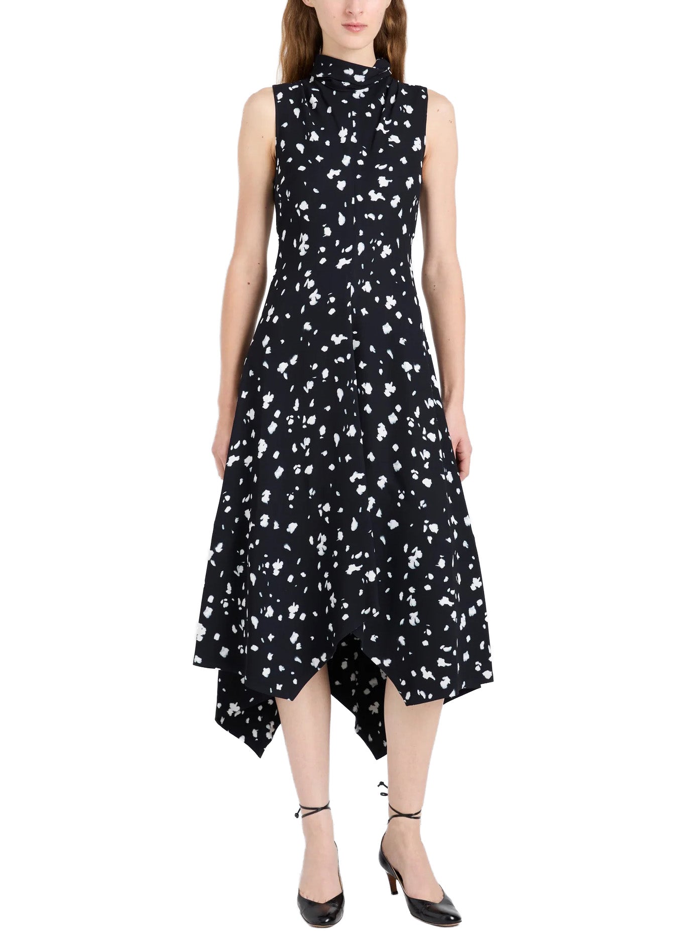 Devora Dress in Printed Viscose