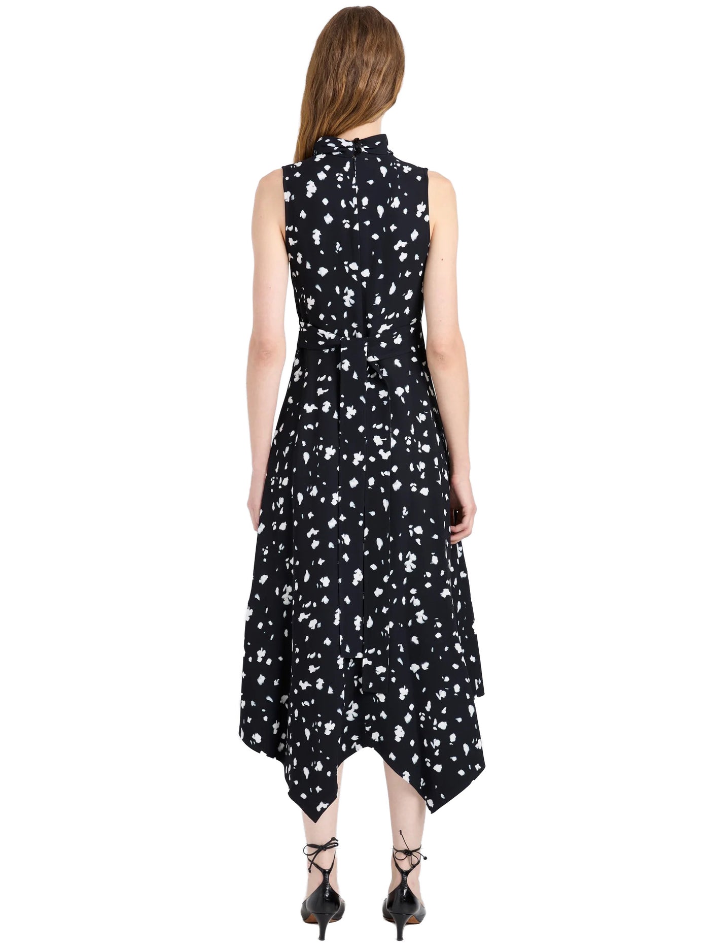 Devora Dress in Printed Viscose