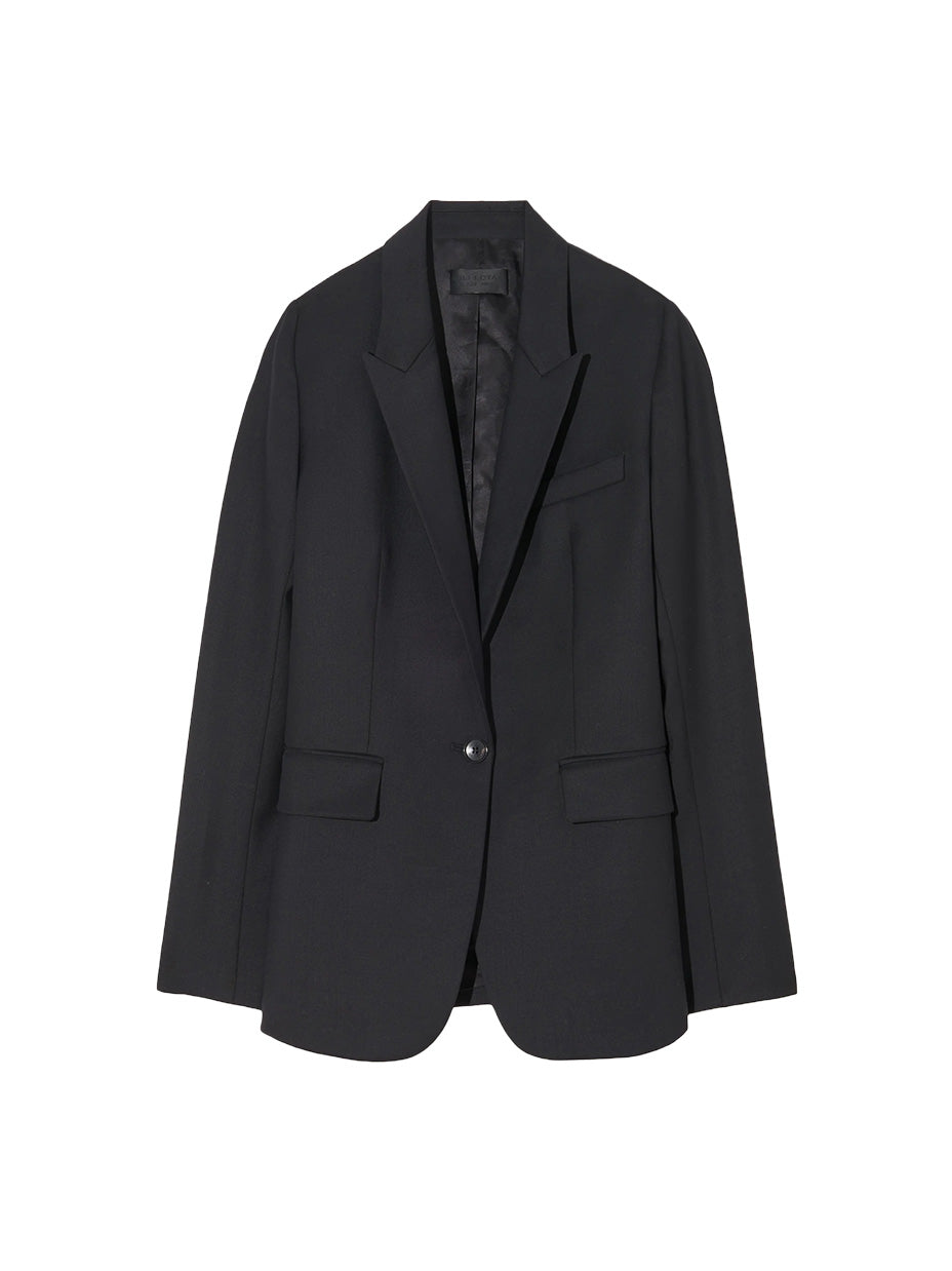 Adele Single Breasted Tailored Jacket in Black