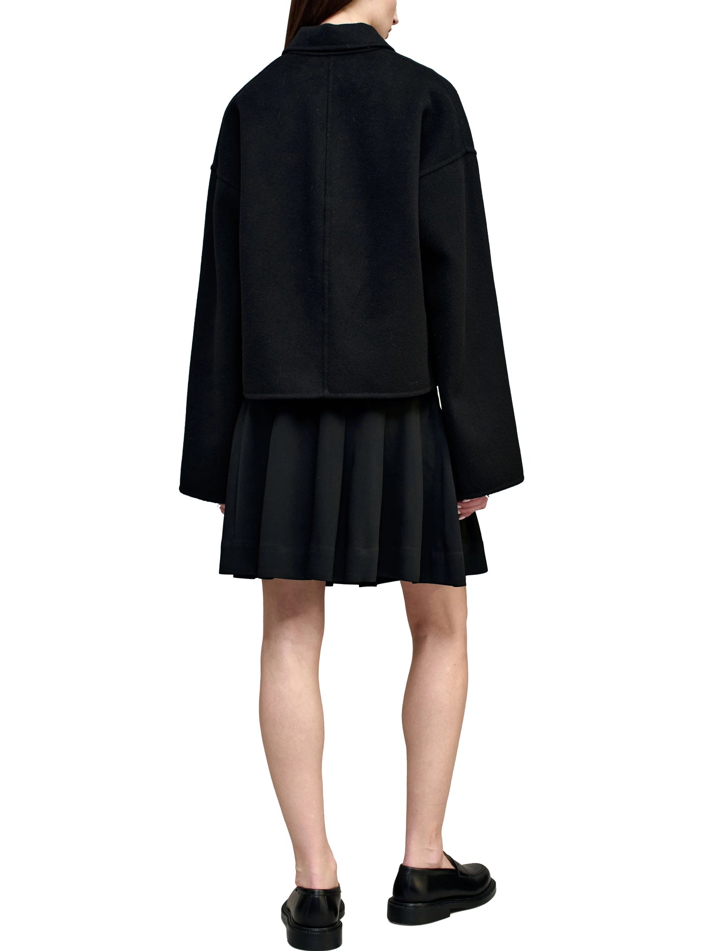 Abby Cropped Jacket in Cashmere Wool