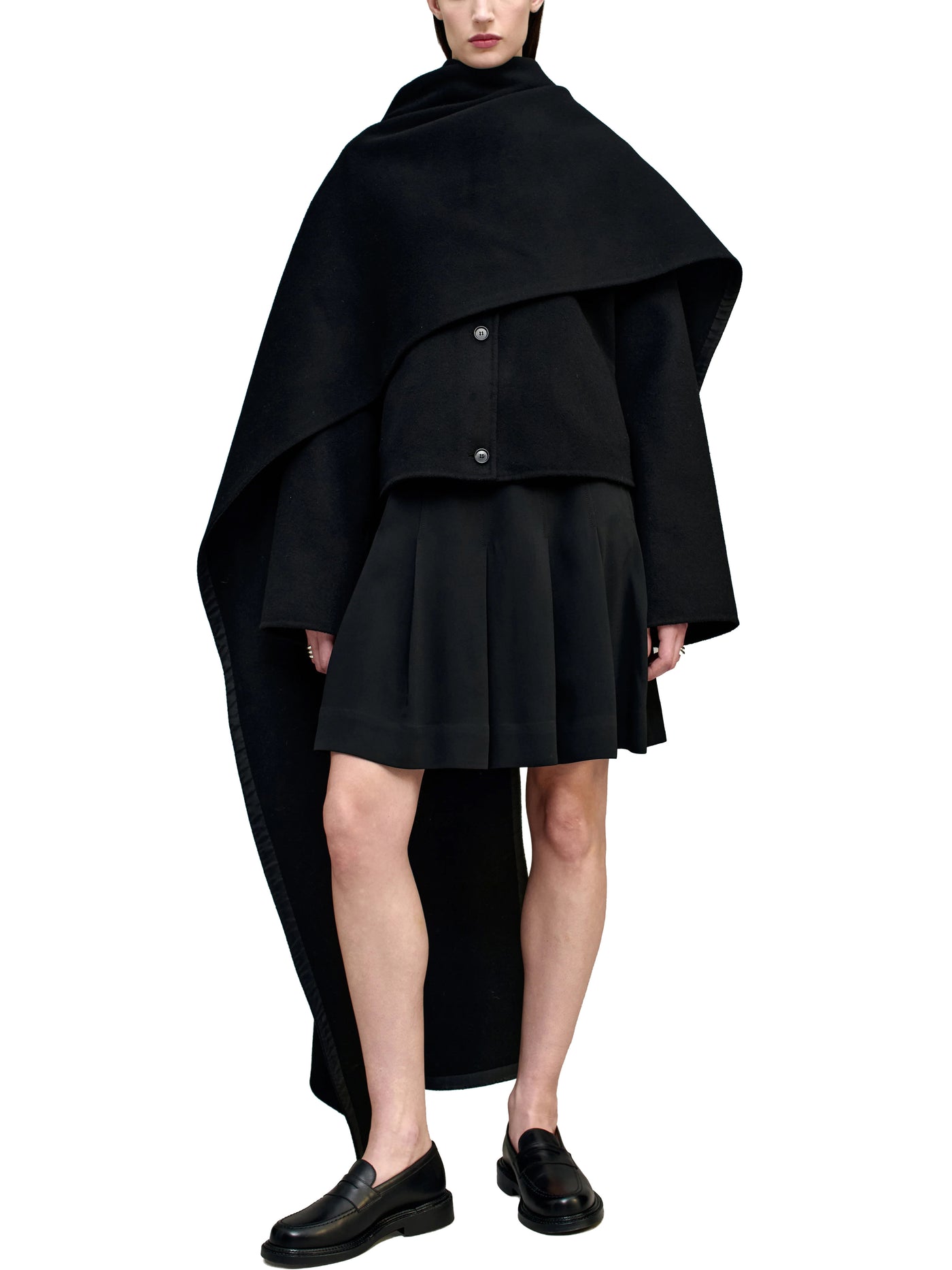 Abby Cropped Jacket in Cashmere Wool