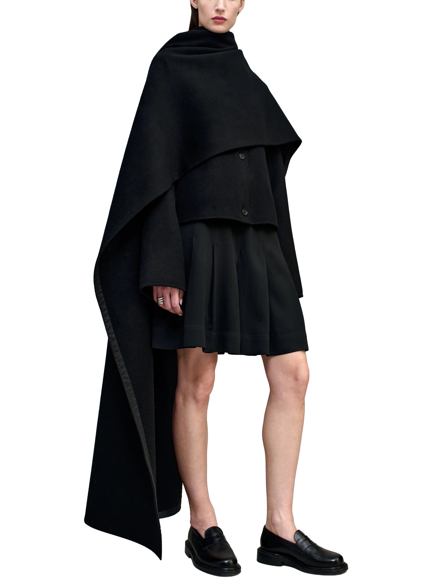 Abby Cropped Jacket in Cashmere Wool