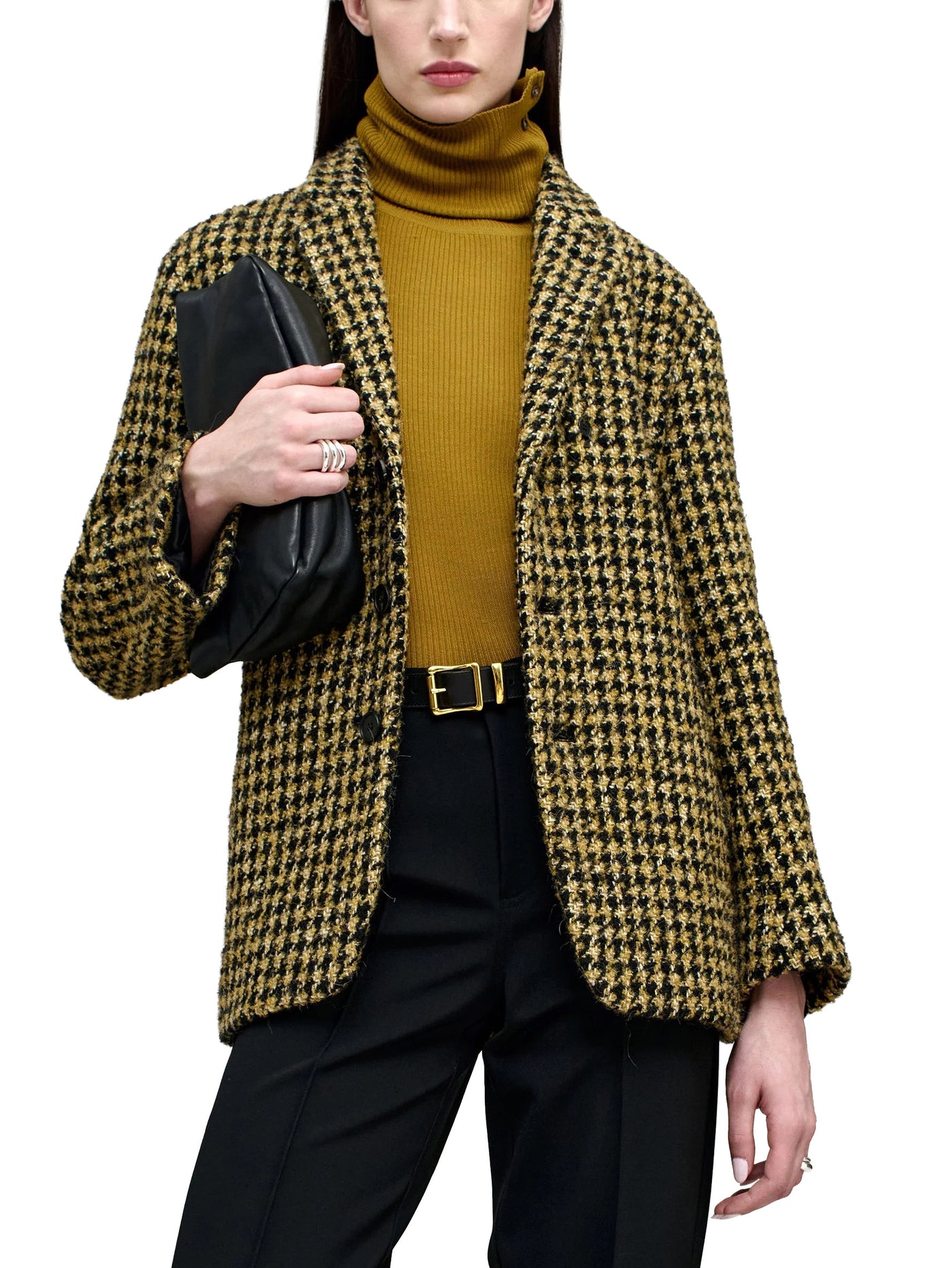 James Jacket in Novelty Wool