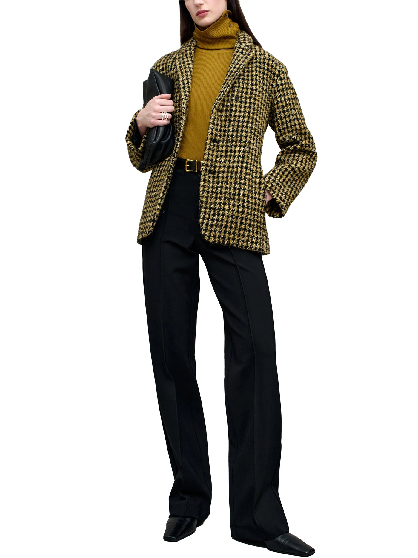 James Jacket in Novelty Wool
