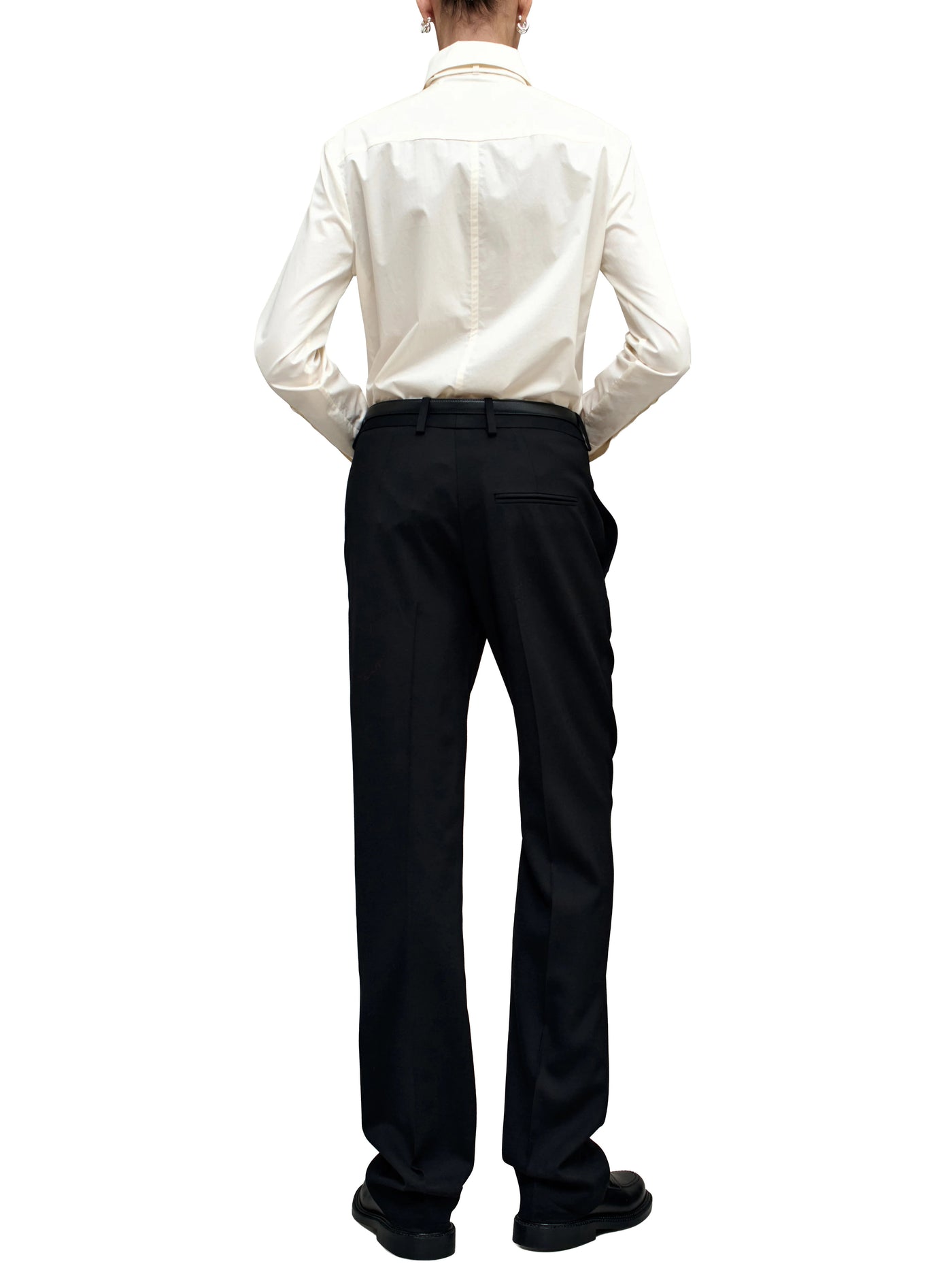 Billie Tie Blouse in Cotton Shirting