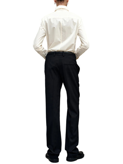 Billie Tie Blouse in Cotton Shirting
