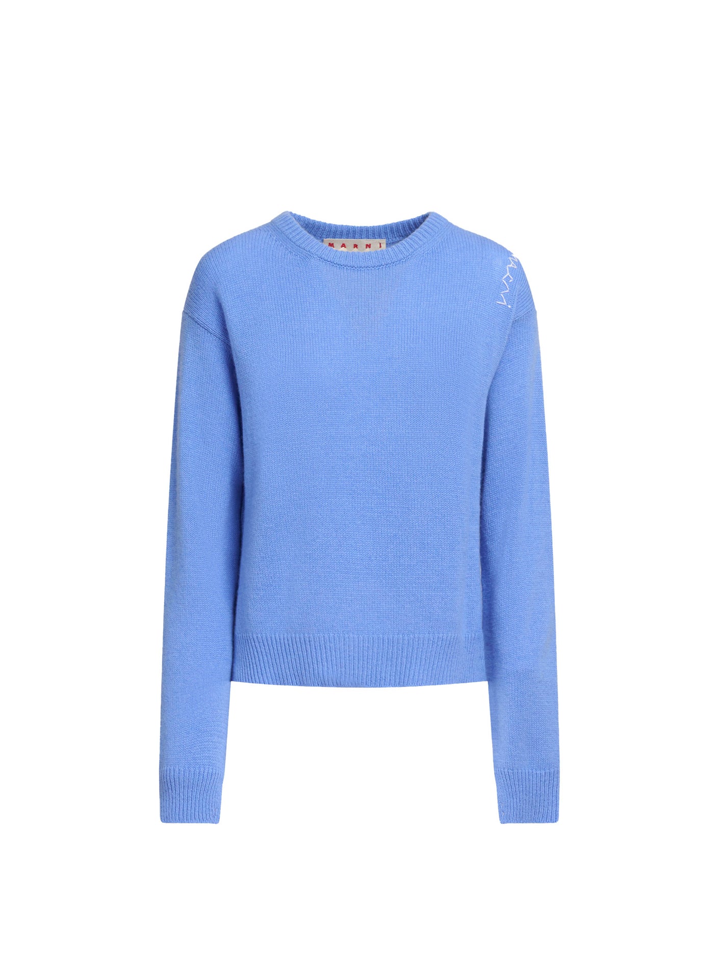 Indigo Boxy Cashmere Jumper