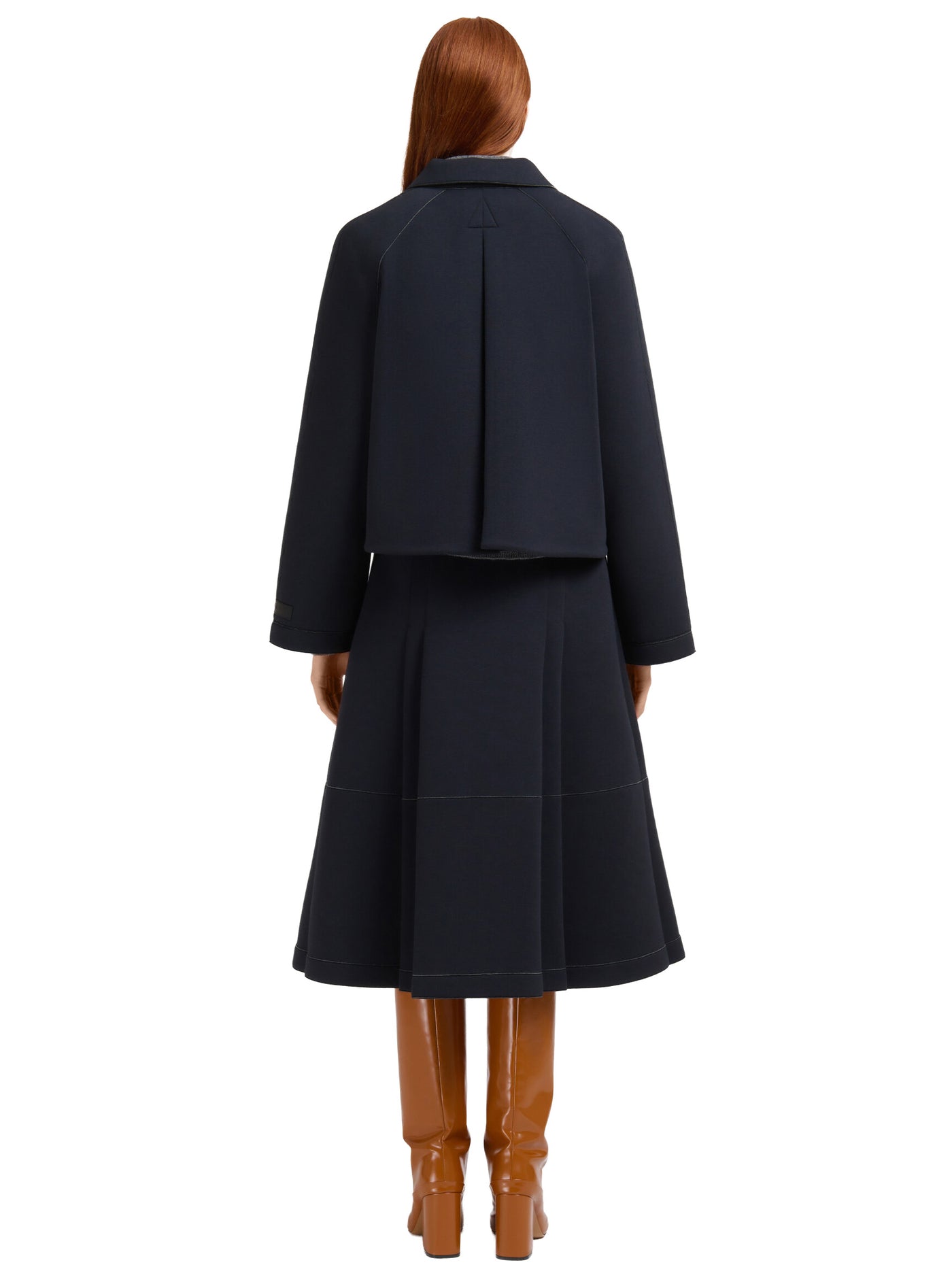 Black Jersey Jacket with Pockets