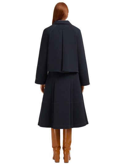 Black Jersey Jacket with Pockets